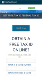 Mobile Screenshot of freetaxid.com